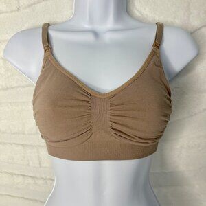 SKIMS Maternity Nursing Sculpting Bra – Beige Small / Medium